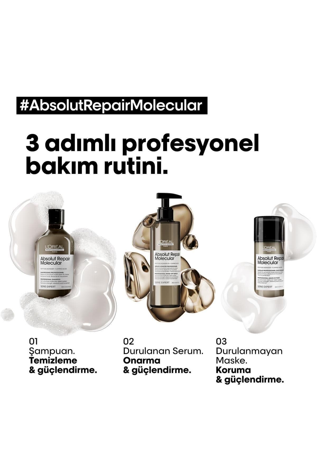 ست مراقبتی ترمیمکننده و تقویتکننده L'oreal Professionnel Serie Expert Absolut Repair Molecular ست مراقبتی ترمیمکننده و تقویتکننده L'oreal Professionnel Serie Expert Absolut Repair Molecular