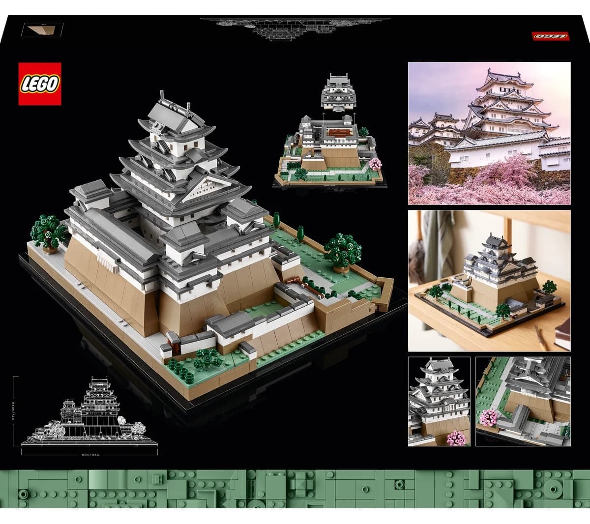 لگو Architecture قلعه Himeji مدل 21060 با 2125 قطعه لگو Architecture قلعه Himeji مدل 21060 با 2125 قطعه