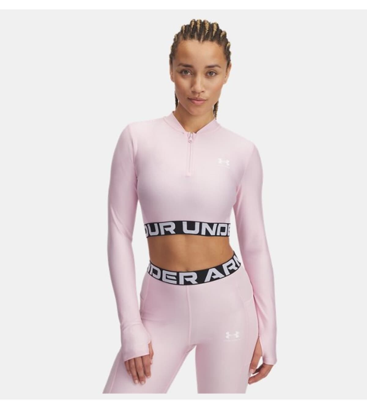 تیشرت زنانه Under Armour آستین بلند UA HeatGear Rib زیپ 1/4 مدل 1388692-453 تیشرت زنانه Under Armour آستین بلند UA HeatGear Rib زیپ 1/4 مدل 1388692-453