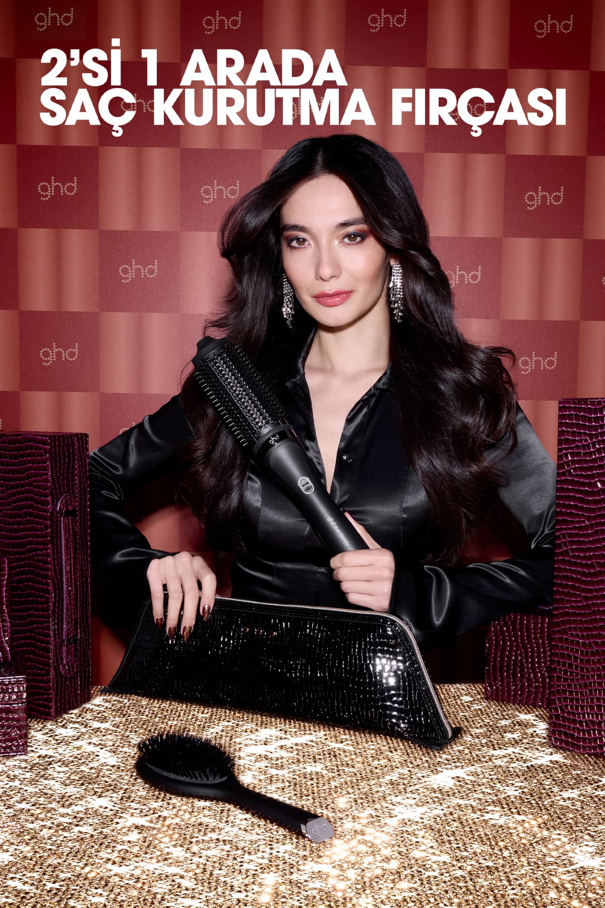 ست شکلدهنده مو Ghd مدل Duet Blowdry دو در یک همراه شانه و کیف ست شکلدهنده مو Ghd مدل Duet Blowdry دو در یک همراه شانه و کیف