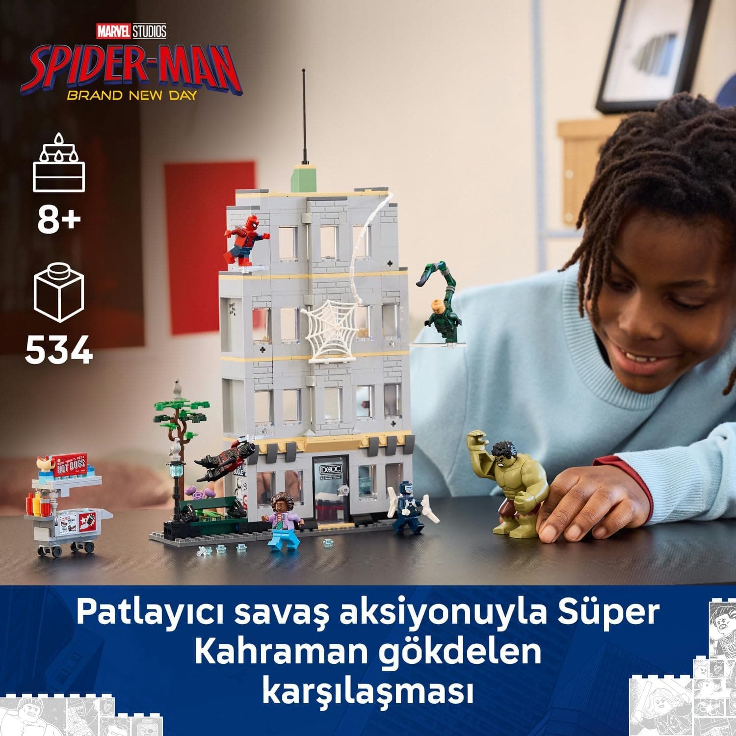 لگو Marvel نبرد حماسی Spider-Man و Hulk مدل 76350 لگو Marvel نبرد حماسی Spider-Man و Hulk مدل 76350