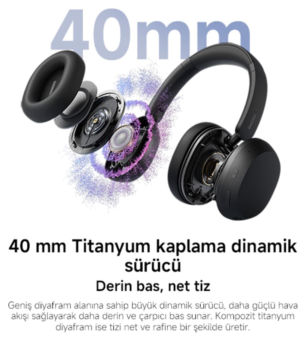 هدفون بیسیم رویگوشی Xiaomi مشکی ANC بلوتوث 5.4 مدل REDMI Headphones Neo هدفون بیسیم رویگوشی Xiaomi مشکی ANC بلوتوث 5.4 مدل REDMI Headphones Neo