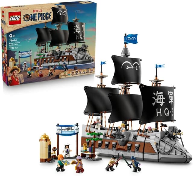 لگو سری One Piece Garp's Marine Battleship مدل 75646 لگو سری One Piece Garp's Marine Battleship مدل 75646