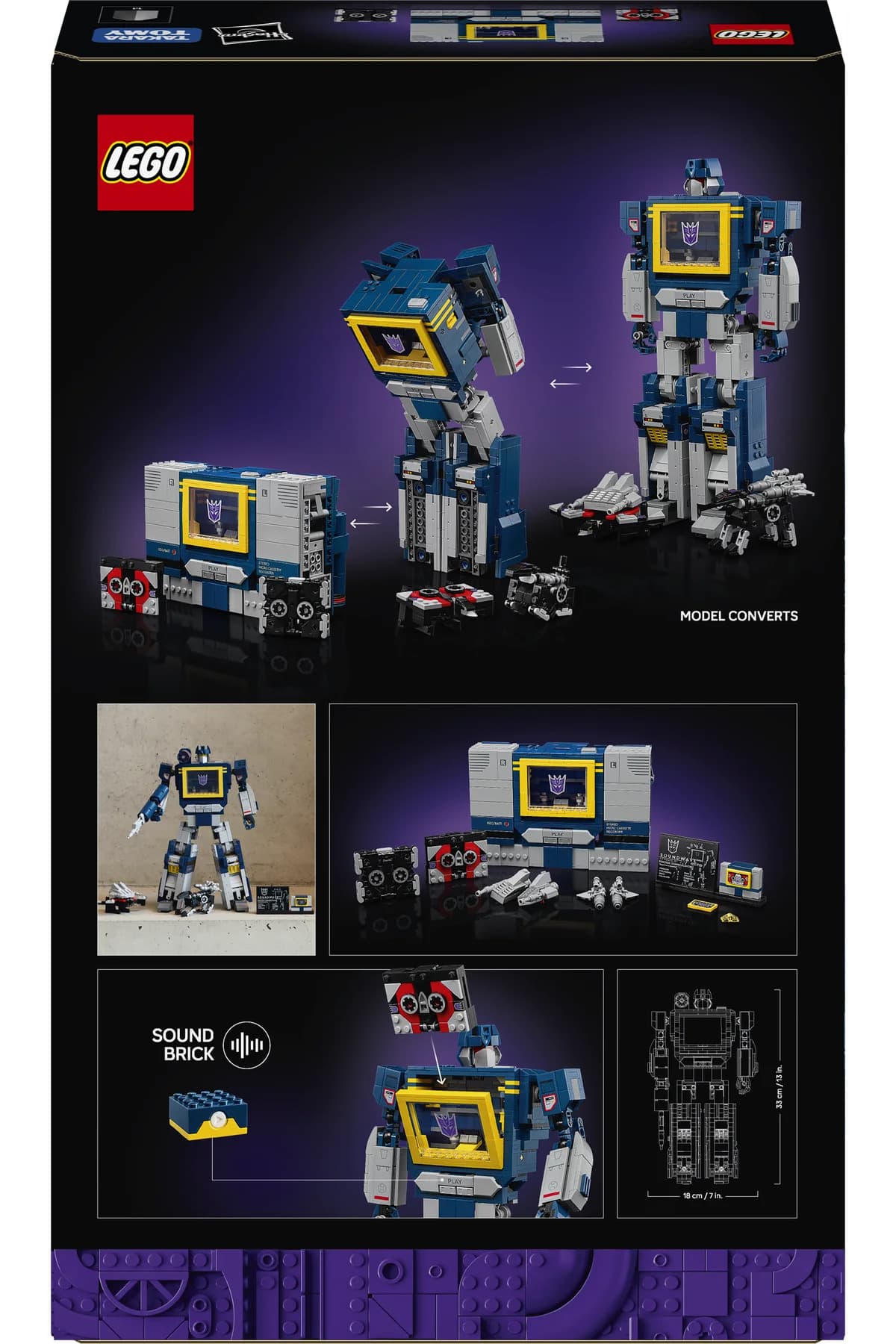 لگو Icons Transformers Soundwave مدل 10358 با 1505 قطعه لگو Icons Transformers Soundwave مدل 10358 با 1505 قطعه
