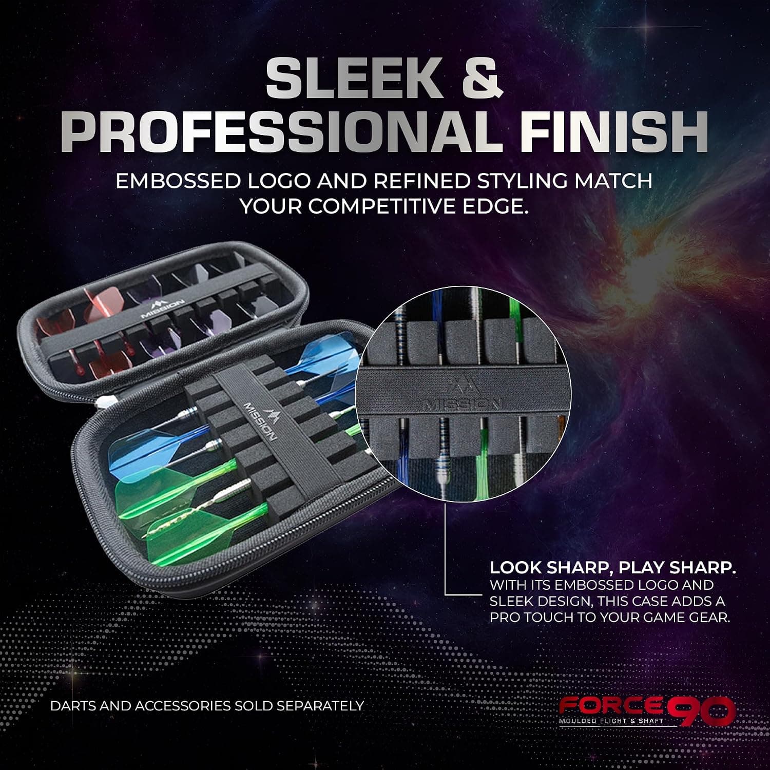 کیف نگهداری دارت Mission Darts مشکی مدل Force 90 EVA کیف نگهداری دارت Mission Darts مشکی مدل Force 90 EVA