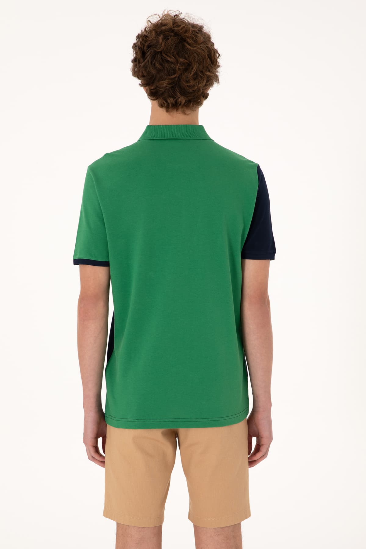 تیشرت مردانه U.S. Polo Assn. فیت معمولی یقه پولو سبز مدل 50300164-VR054 تیشرت مردانه U.S. Polo Assn. فیت معمولی یقه پولو سبز مدل 50300164-VR054
