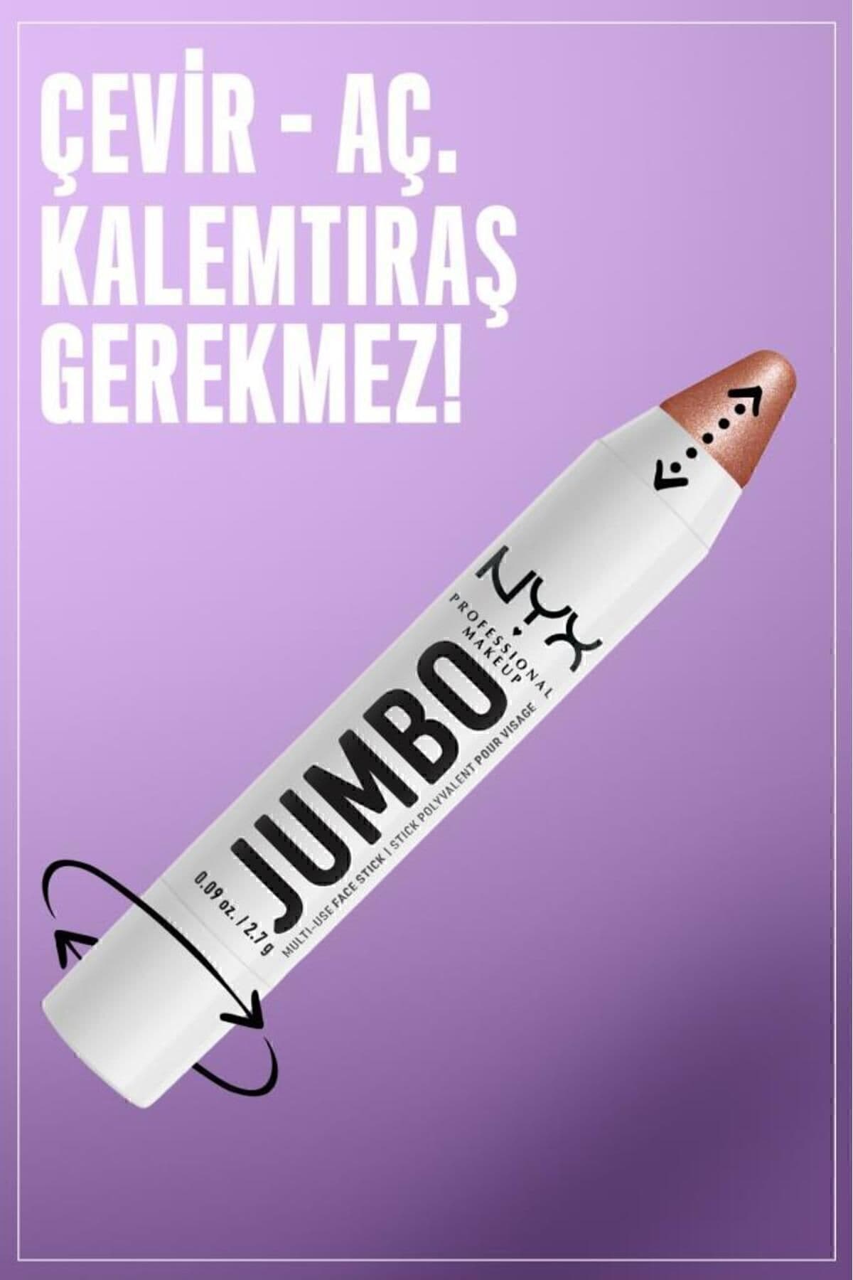 هایلایتر استیکی چندمنظوره NYX Professional Makeup مدل Jumbo Face Stick Coconut Cake هایلایتر استیکی چندمنظوره NYX Professional Makeup مدل Jumbo Face Stick Coconut Cake