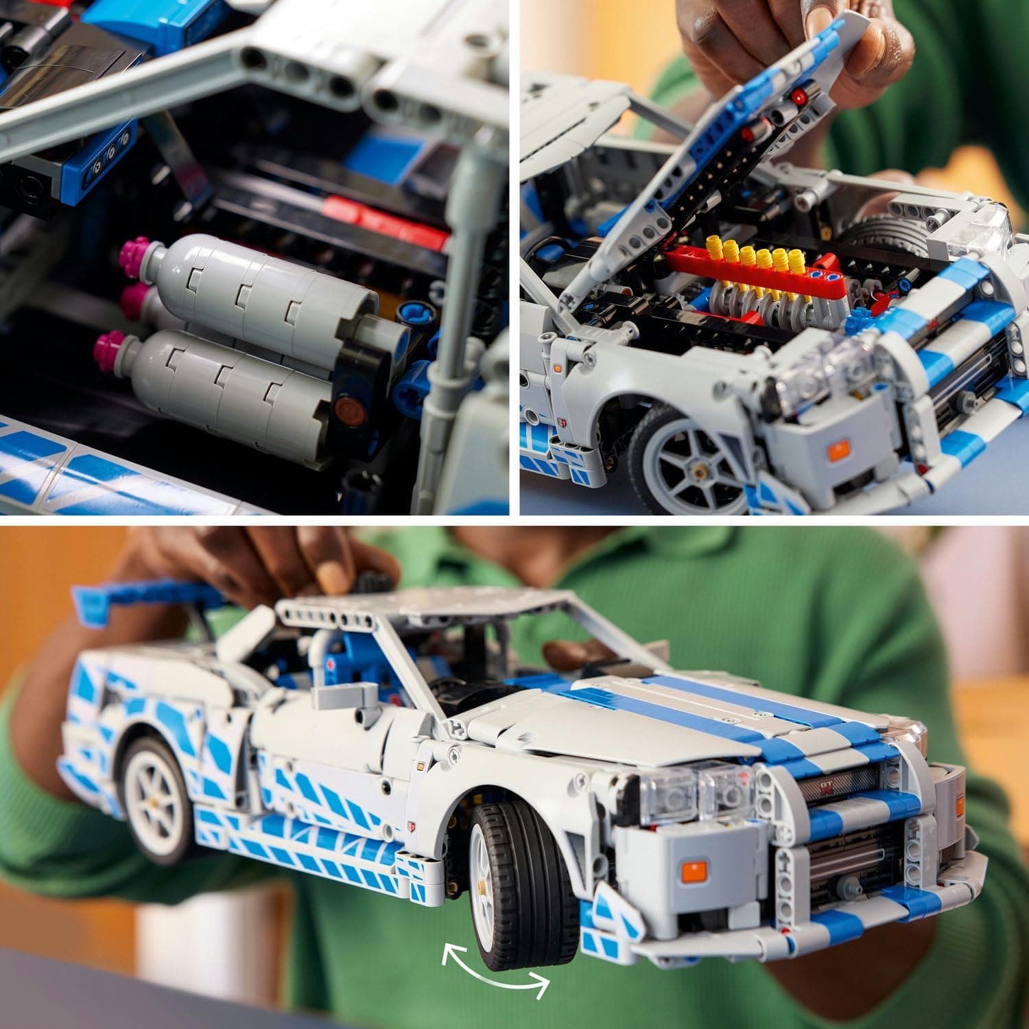 لگو Technic Nissan Skyline GT-R ماشین (R34) مدل 42210 لگو Technic Nissan Skyline GT-R ماشین (R34) مدل 42210