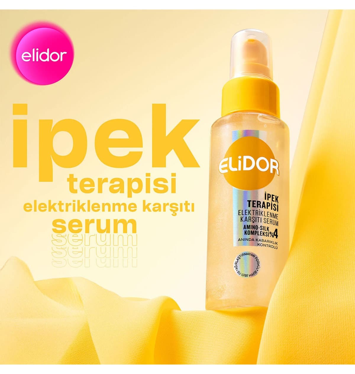 سرم ضد برقزدگی Elidor با درمان ابریشم 80 ml سرم ضد برقزدگی Elidor با درمان ابریشم 80 ml