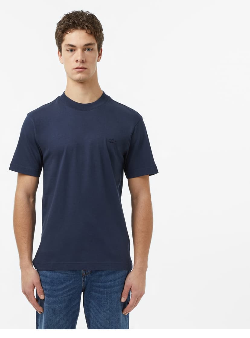 تیشرت مردانه Lacoste فیت ریلکس یقه گرد لاجوردی تیشرت مردانه Lacoste فیت ریلکس یقه گرد لاجوردی