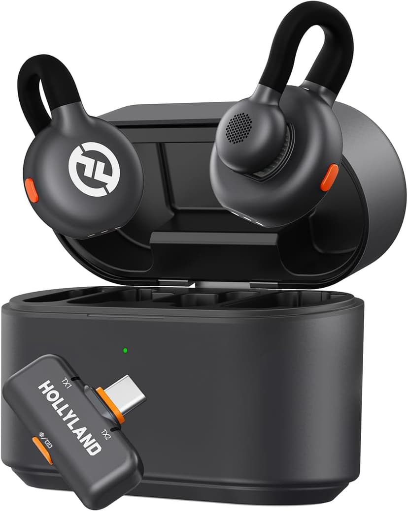 میکروفون بیسیم Hollyland مدل LARK M2S با اتصال Type-C میکروفون بیسیم Hollyland مدل LARK M2S با اتصال Type-C