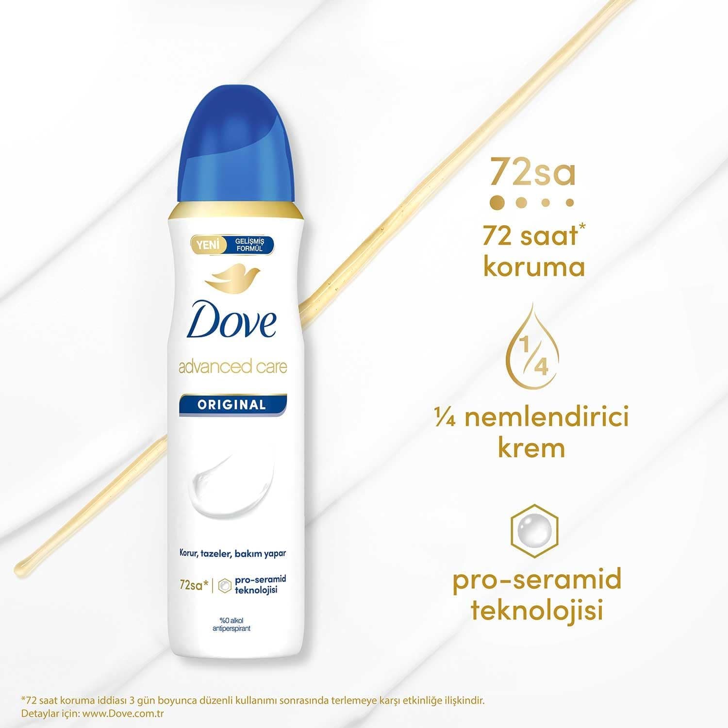 اسپری ضدتعریق Dove مدل Original حجم 150 ml اسپری ضدتعریق Dove مدل Original حجم 150 ml