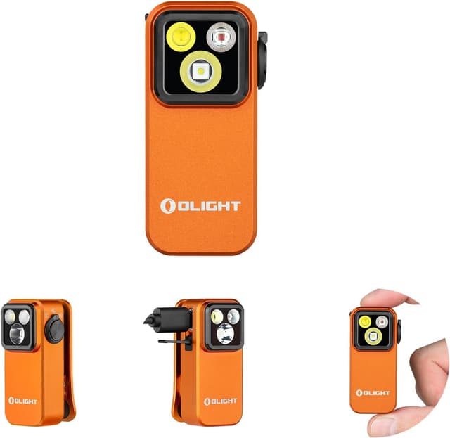 چراغقوه گیرهای شارژی EDC OLIGHT نارنجی مدل Oclip Pro چراغقوه گیرهای شارژی EDC OLIGHT نارنجی مدل Oclip Pro
