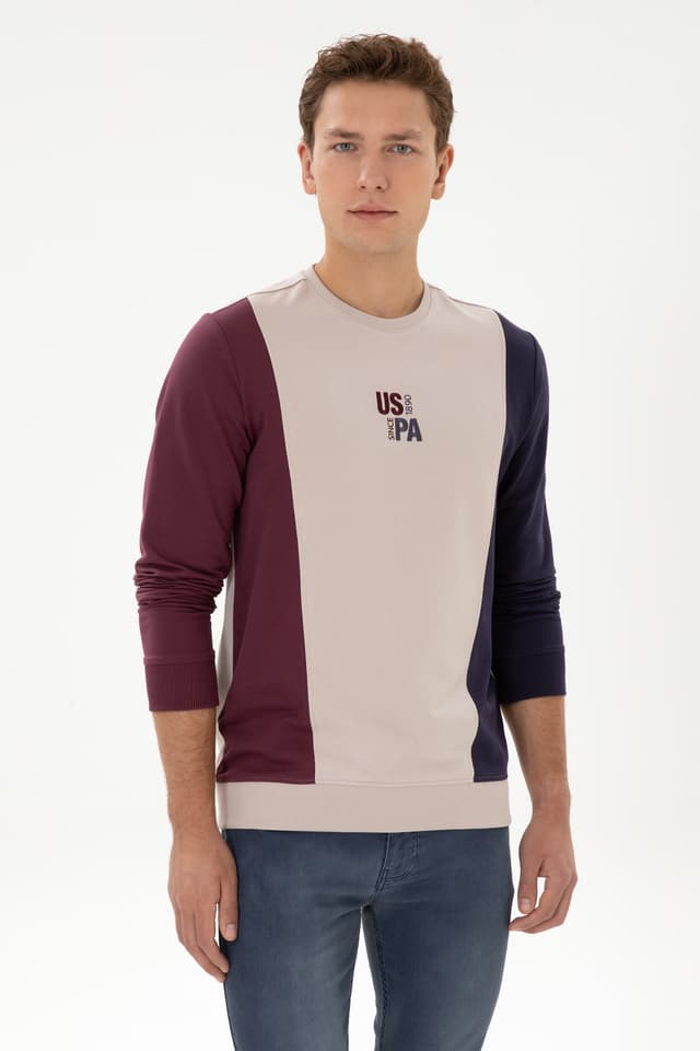 سویشرت مردانه U.S. Polo Assn. یقهگرد نازک فیت معمولی سنگی مدل 50316379-VR049 سویشرت مردانه U.S. Polo Assn. یقهگرد نازک فیت معمولی سنگی مدل 50316379-VR049