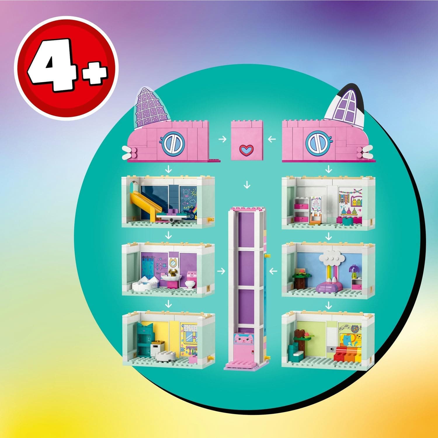 لگو Gabby's Dollhouse مدل 10788 لگو Gabby's Dollhouse مدل 10788