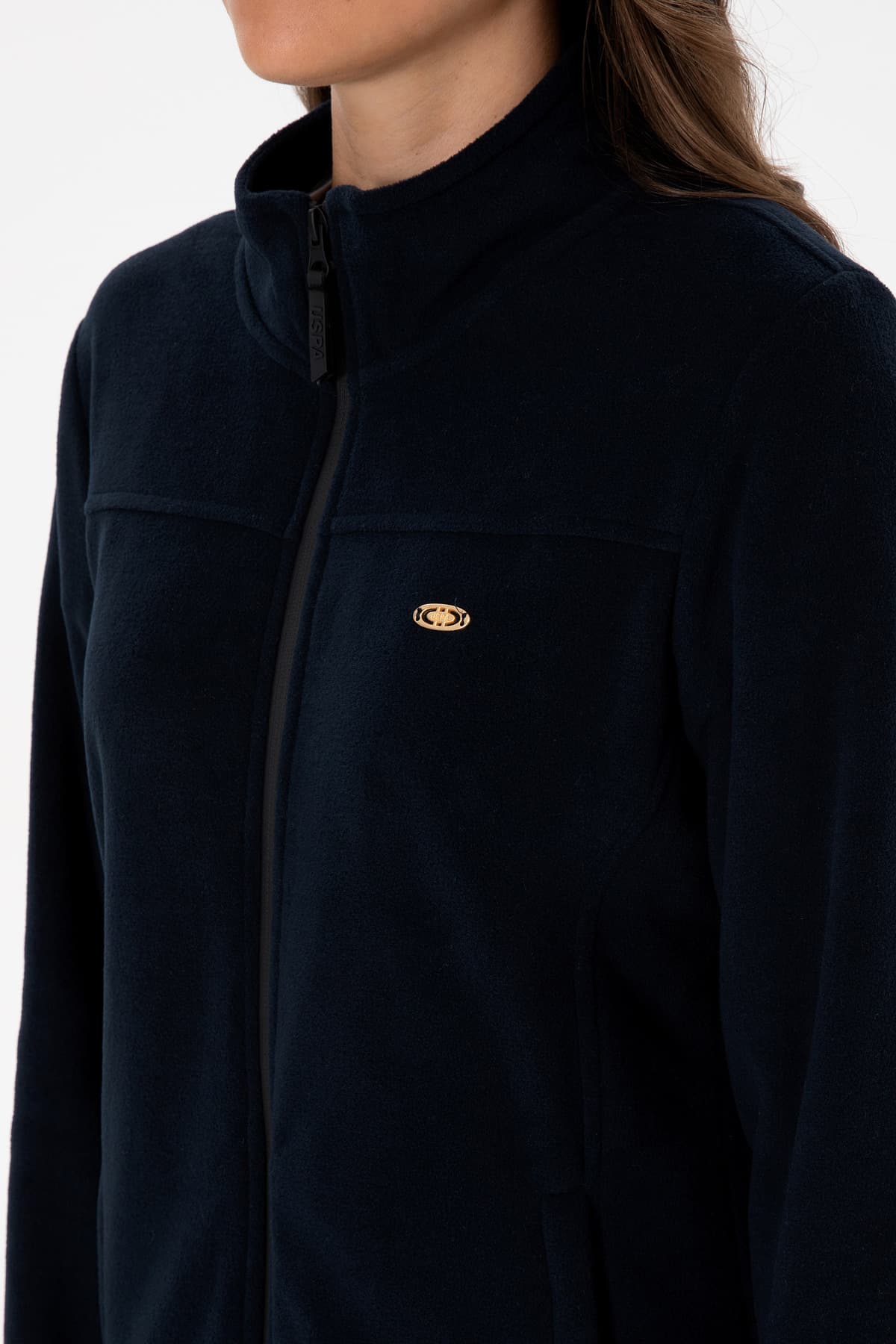 سوئیشرت پلار زنانه U.S. Polo Assn. سرمهای یقه ایستاده زیپدار مدل 50316729-VR059 سوئیشرت پلار زنانه U.S. Polo Assn. سرمهای یقه ایستاده زیپدار مدل 50316729-VR059