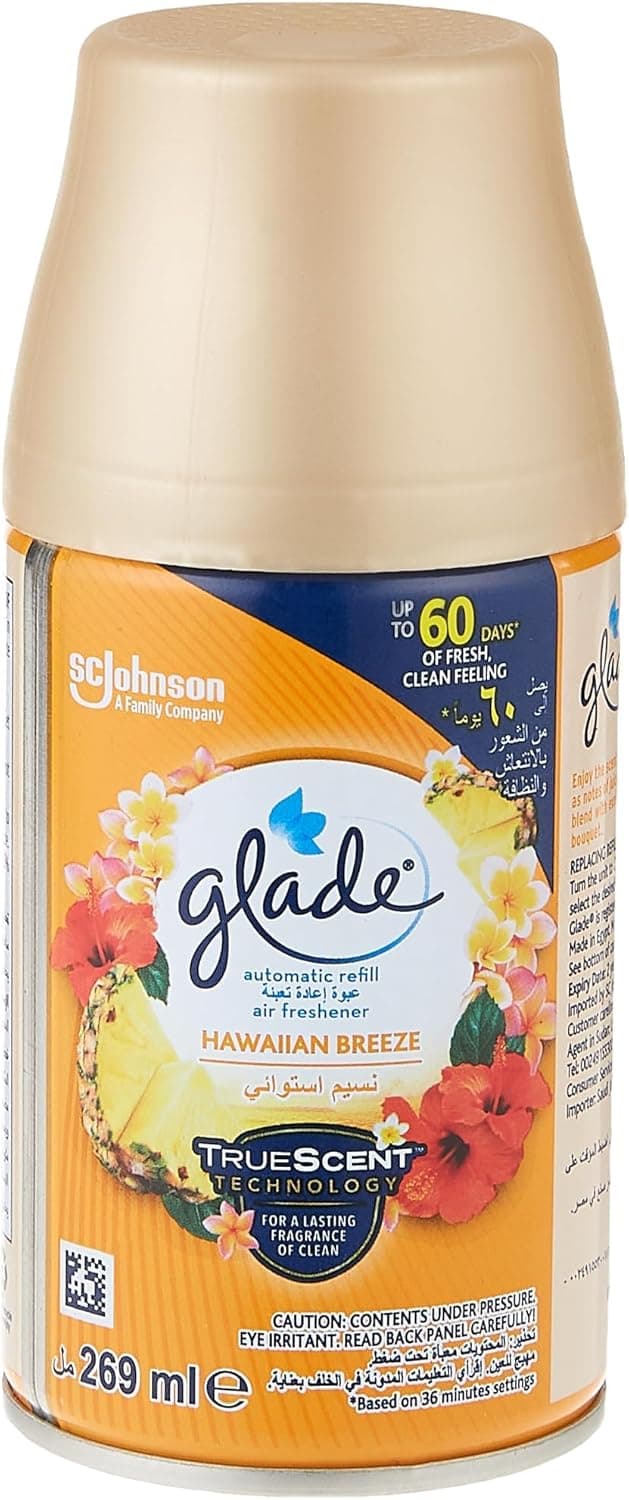 اسپری خوشبوکننده اتوماتیک Glade وانیل ابریشمی یدکی 60 روزه 1 x 269 mL اسپری خوشبوکننده اتوماتیک Glade وانیل ابریشمی یدکی 60 روزه 1 x 269 mL