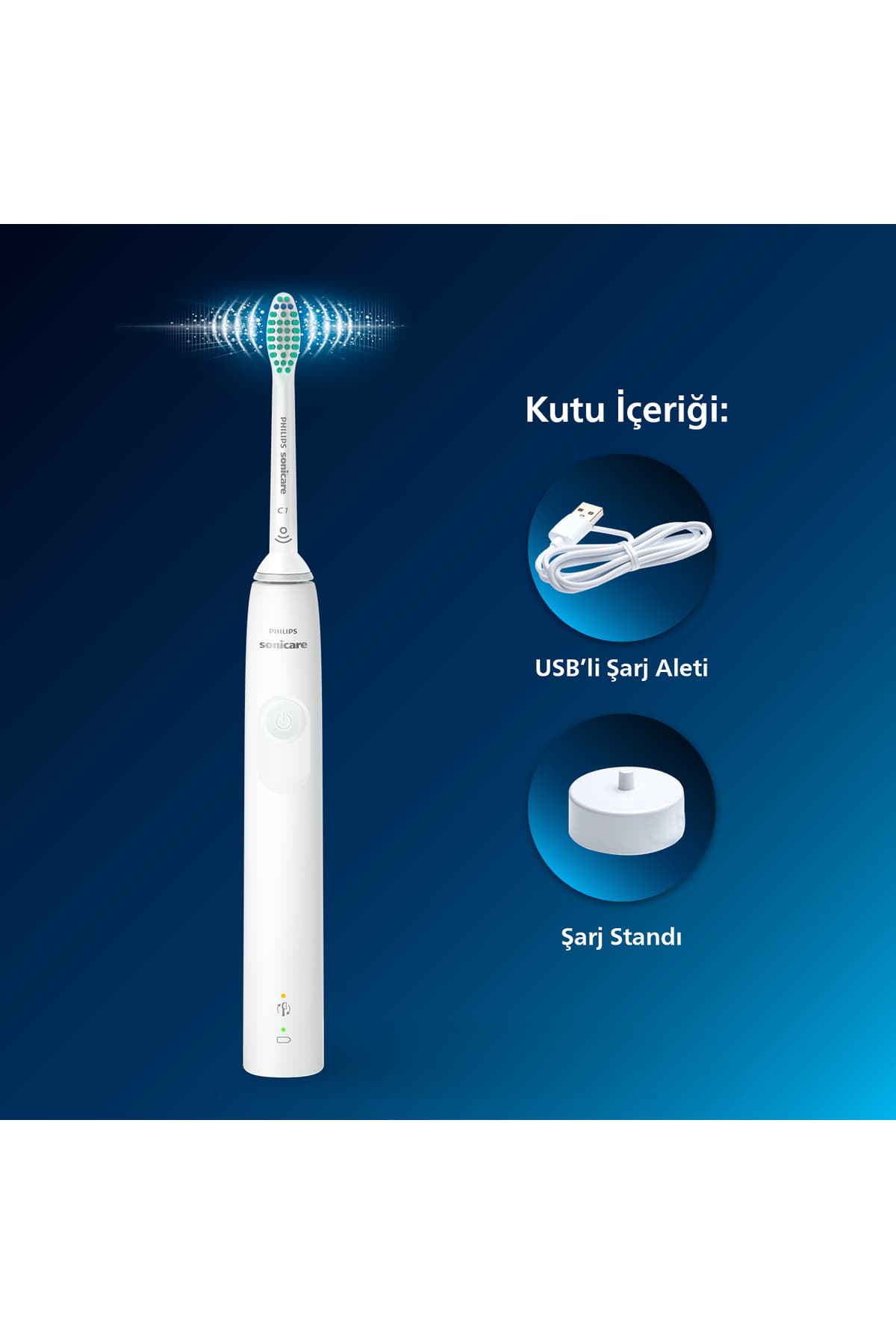 مسواک برقی شارژی Philips Sonicare 3100 با تمیزکنندگی ۳ برابری، شارژدهی ۱۴ روزه و حسگر فشار مدل HX3671/13 مسواک برقی شارژی Philips Sonicare 3100 با تمیزکنندگی ۳ برابری، شارژدهی ۱۴ روزه و حسگر فشار مدل HX3671/13