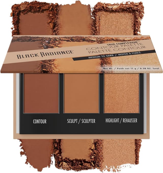 پالت کانتور Black Radiance True Complexion مناسب پوست متوسط تا تیره 0.38 Ounce پالت کانتور Black Radiance True Complexion مناسب پوست متوسط تا تیره 0.38 Ounce