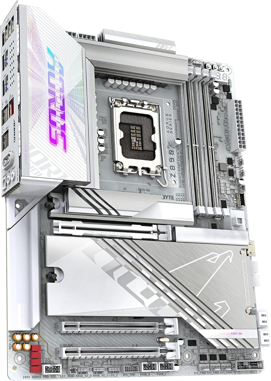 مادربرد GIGABYTE مدل Z890 AORUS PRO ICE سوکت LGA1851 ATX اینتل مادربرد GIGABYTE مدل Z890 AORUS PRO ICE سوکت LGA1851 ATX اینتل