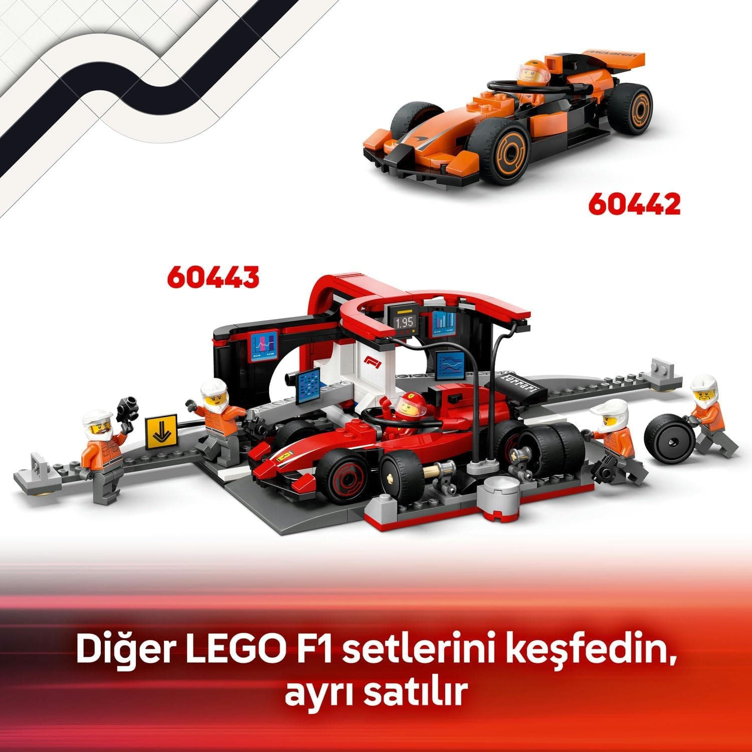 لگو City کامیون F1 با ماشینهای RB20 و AMR24 مدل 60445 لگو City کامیون F1 با ماشینهای RB20 و AMR24 مدل 60445
