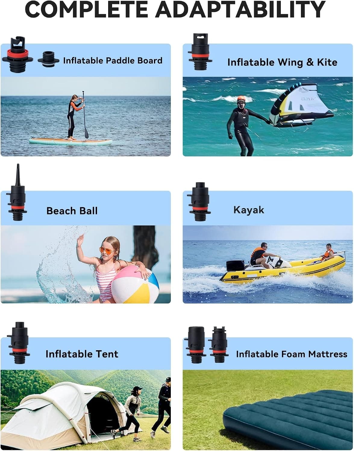 پمپ باد برقی تخته پارویی TOPUMP شارژی قابلحمل 20PSI دو مرحلهای با خاموشی خودکار مدل TPS260 پمپ باد برقی تخته پارویی TOPUMP شارژی قابلحمل 20PSI دو مرحلهای با خاموشی خودکار مدل TPS260