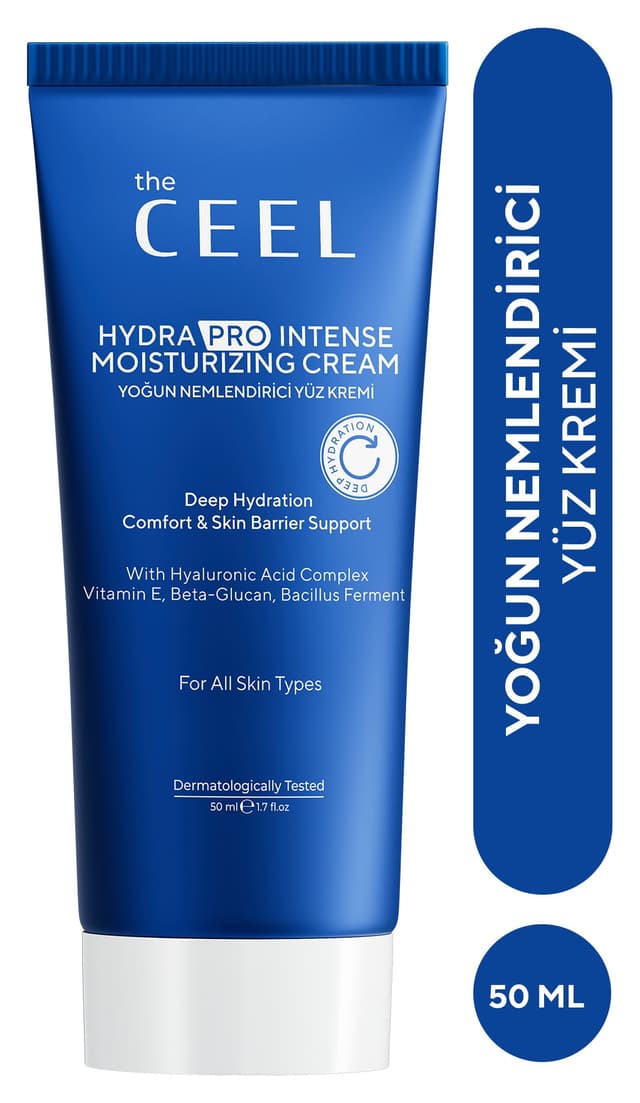 کرم نمرسان غلیظ آبی The Ceel با هیالورونیک اسید و آلانتوئین 50 ml کرم نمرسان غلیظ آبی The Ceel با هیالورونیک اسید و آلانتوئین 50 ml