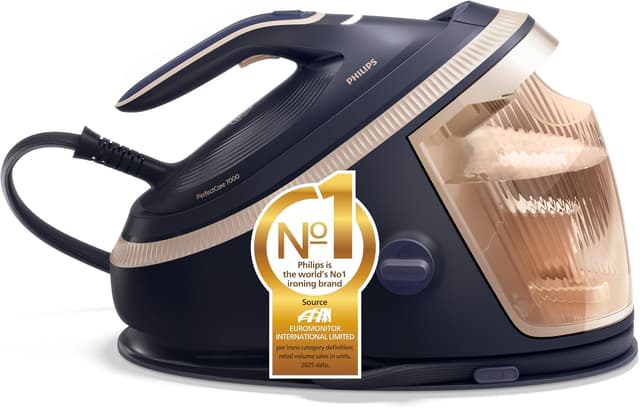 بخارساز Philips 2850W با بخار پیوسته 170g/min و بوست بخار 650g بخارساز Philips 2850W با بخار پیوسته 170g/min و بوست بخار 650g