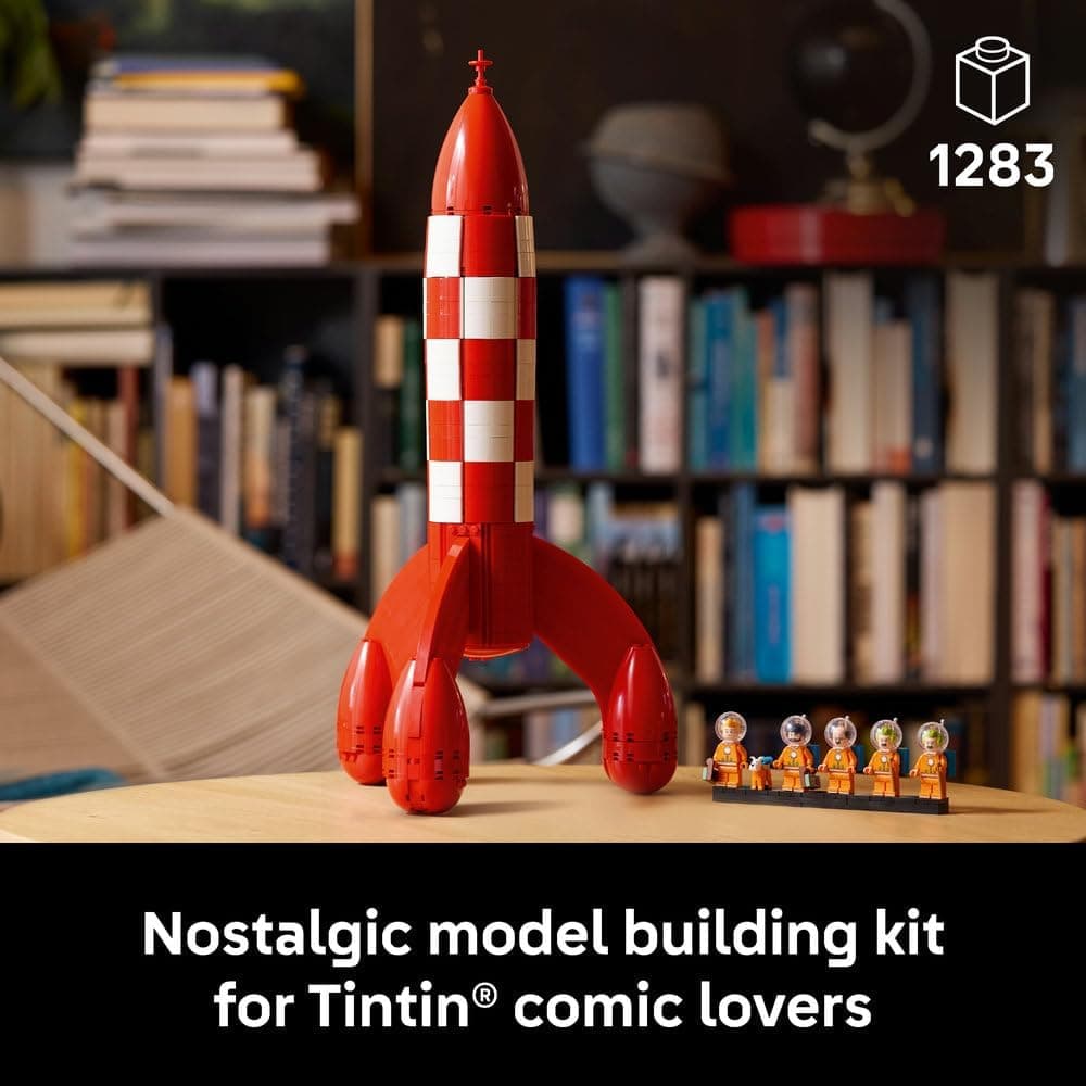 لگو Ideas موشک ماه Tintin مدل 21367 لگو Ideas موشک ماه Tintin مدل 21367