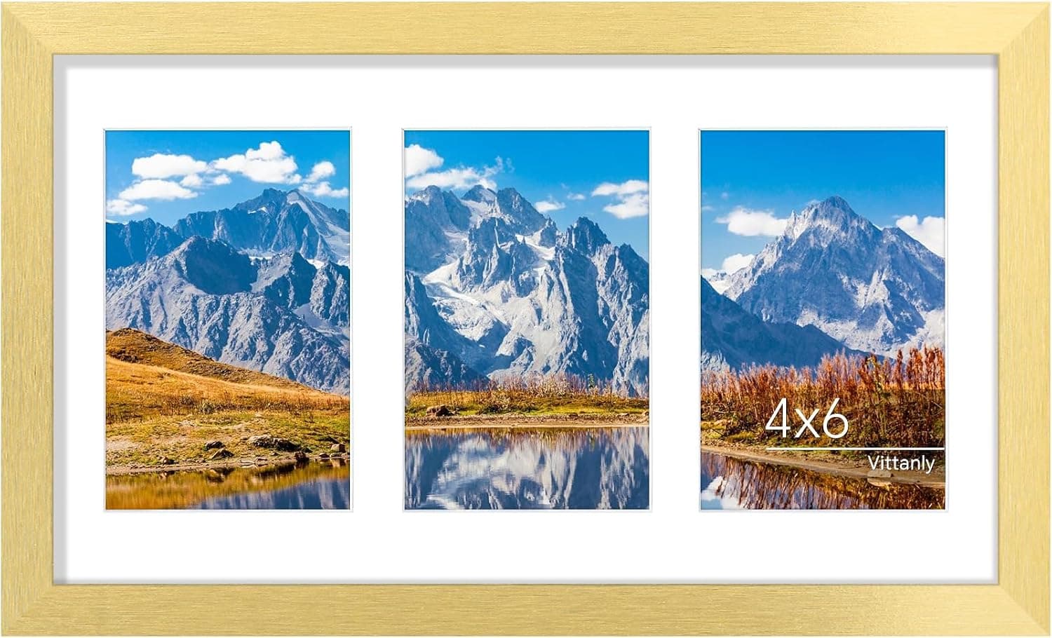 قاب عکس کلاژ Vittanly سایز 8x10 دیواری و رومیزی طبیعی روشن قاب عکس کلاژ Vittanly سایز 8x10 دیواری و رومیزی طبیعی روشن
