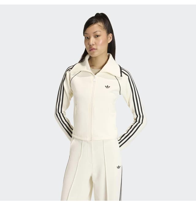 ژاکت زنانه adidas سفید مدل KD2965 ژاکت زنانه adidas سفید مدل KD2965