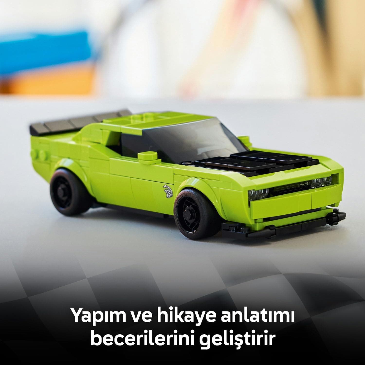 لگو Speed Champions Dodge Challenger SRT Hellcat مدل 77237 لگو Speed Champions Dodge Challenger SRT Hellcat مدل 77237