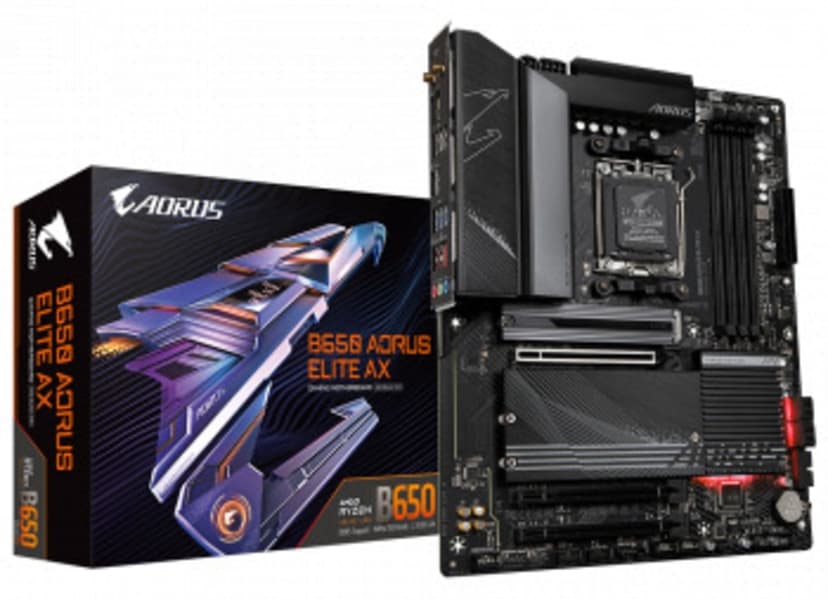 مادربرد Gigabyte ATX سوکت AM5 با حافظه DDR5 مدل B650 Aorus Elite AX مادربرد Gigabyte ATX سوکت AM5 با حافظه DDR5 مدل B650 Aorus Elite AX