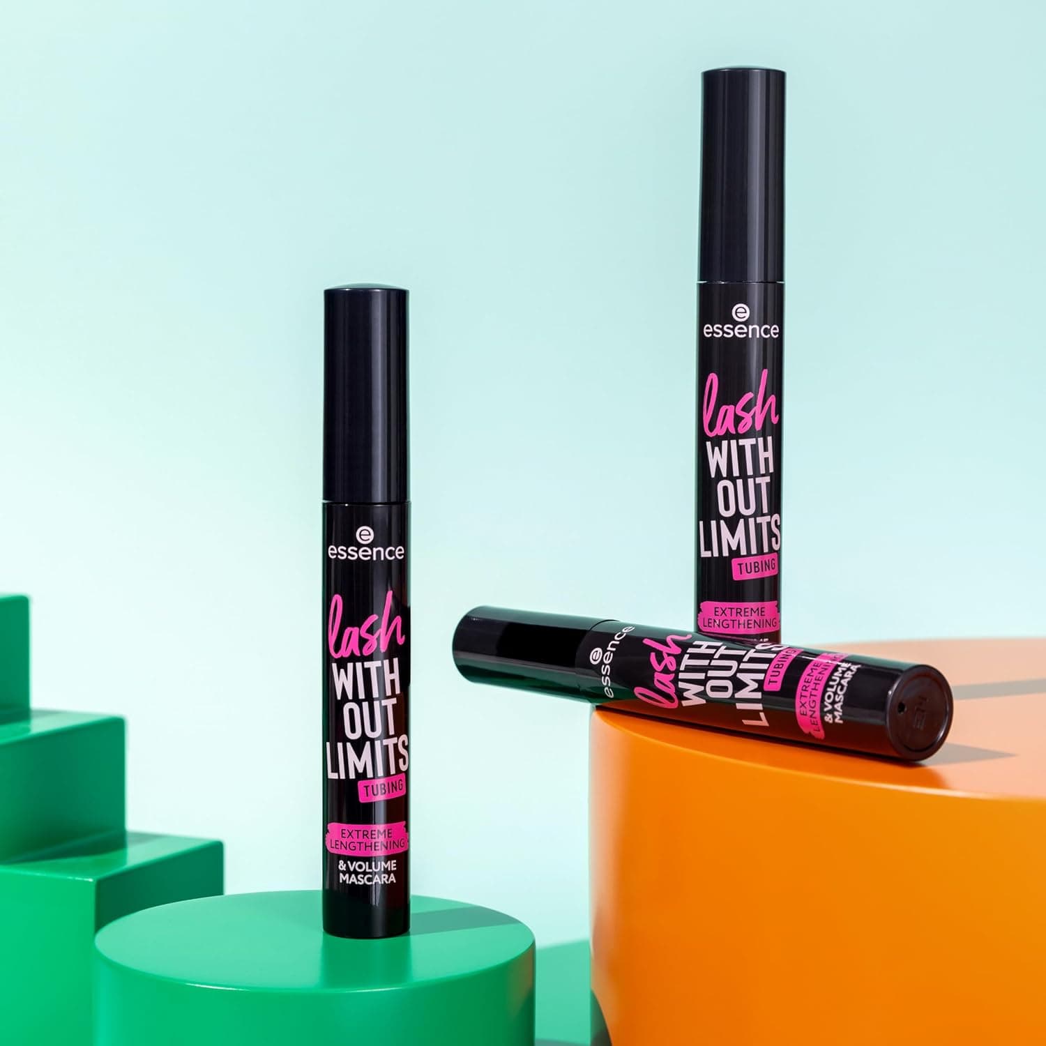 ریمل Essence Cosmetics WITHOUT LIMITS تیوبینگ بلندکننده و حجمدهنده مدل 04 ریمل Essence Cosmetics WITHOUT LIMITS تیوبینگ بلندکننده و حجمدهنده مدل 04