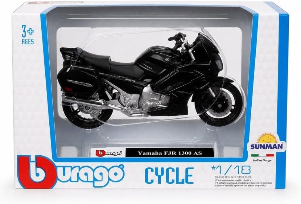 ماکت موتورسیکلت Sunman مقیاس 1:18 Burago Yamaha FJR 1300 AS ماکت موتورسیکلت Sunman مقیاس 1:18 Burago Yamaha FJR 1300 AS