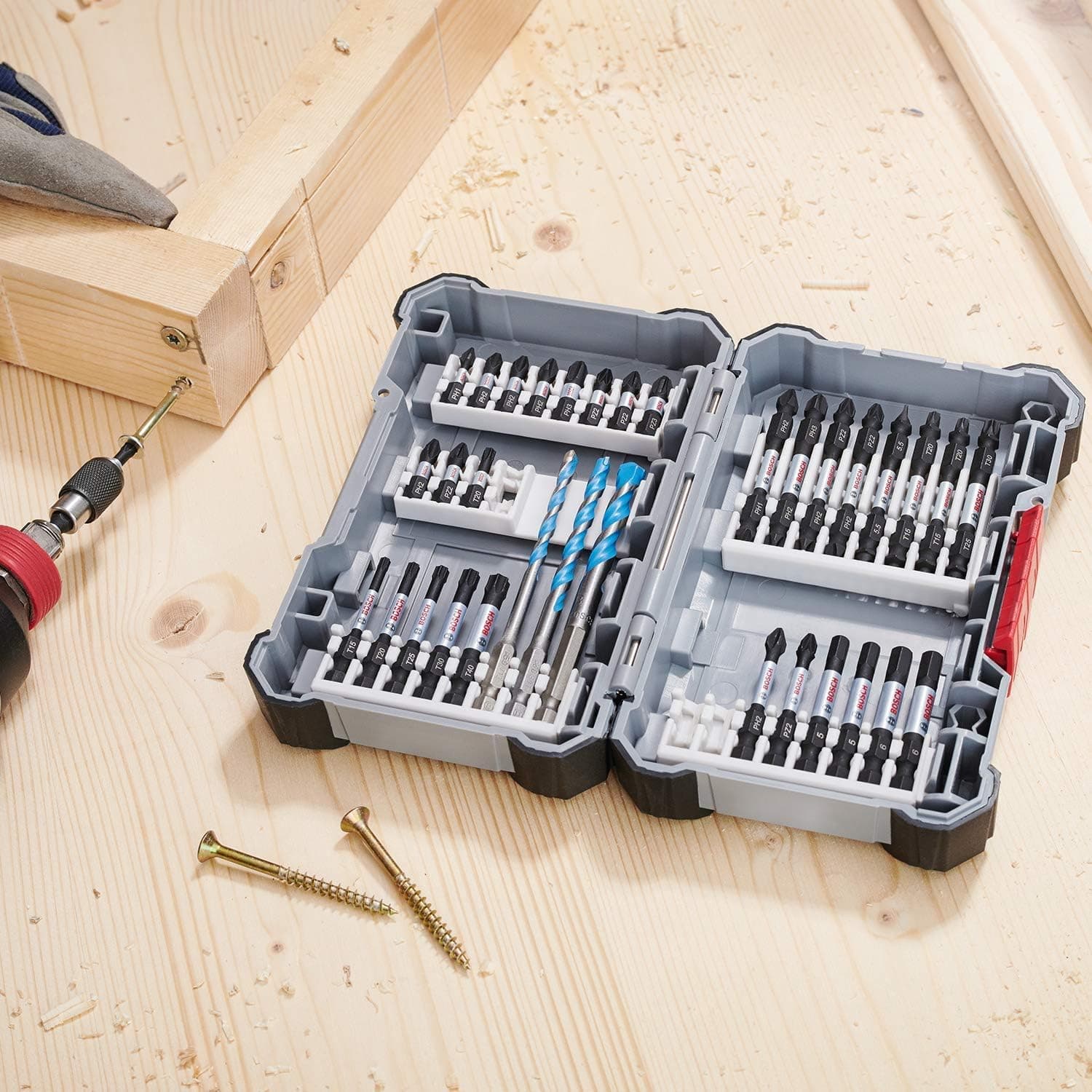 ست ۳۵ عددی مته و سرپیچ پیچگوشتی کنترلشده ضربه Bosch Professional MultiConstruction ست ۳۵ عددی مته و سرپیچ پیچگوشتی کنترلشده ضربه Bosch Professional MultiConstruction