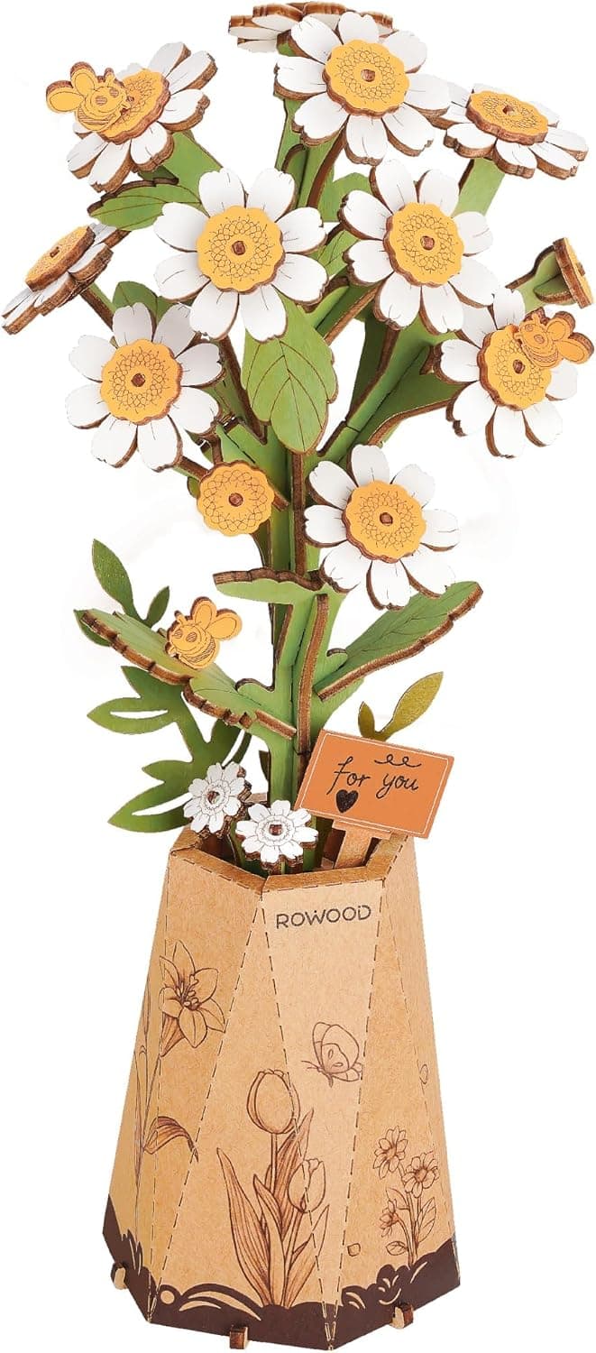 کیت ساخت گل مصنوعی چوبی بزرگسالان rowood طرح سوسن صورتی کیت ساخت گل مصنوعی چوبی بزرگسالان rowood طرح سوسن صورتی
