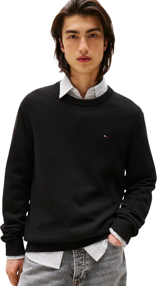 سوئیشرت مردانه Tommy Jeans اسلیم مدل TJM SLIM ESS SWEATER EXT سوئیشرت مردانه Tommy Jeans اسلیم مدل TJM SLIM ESS SWEATER EXT