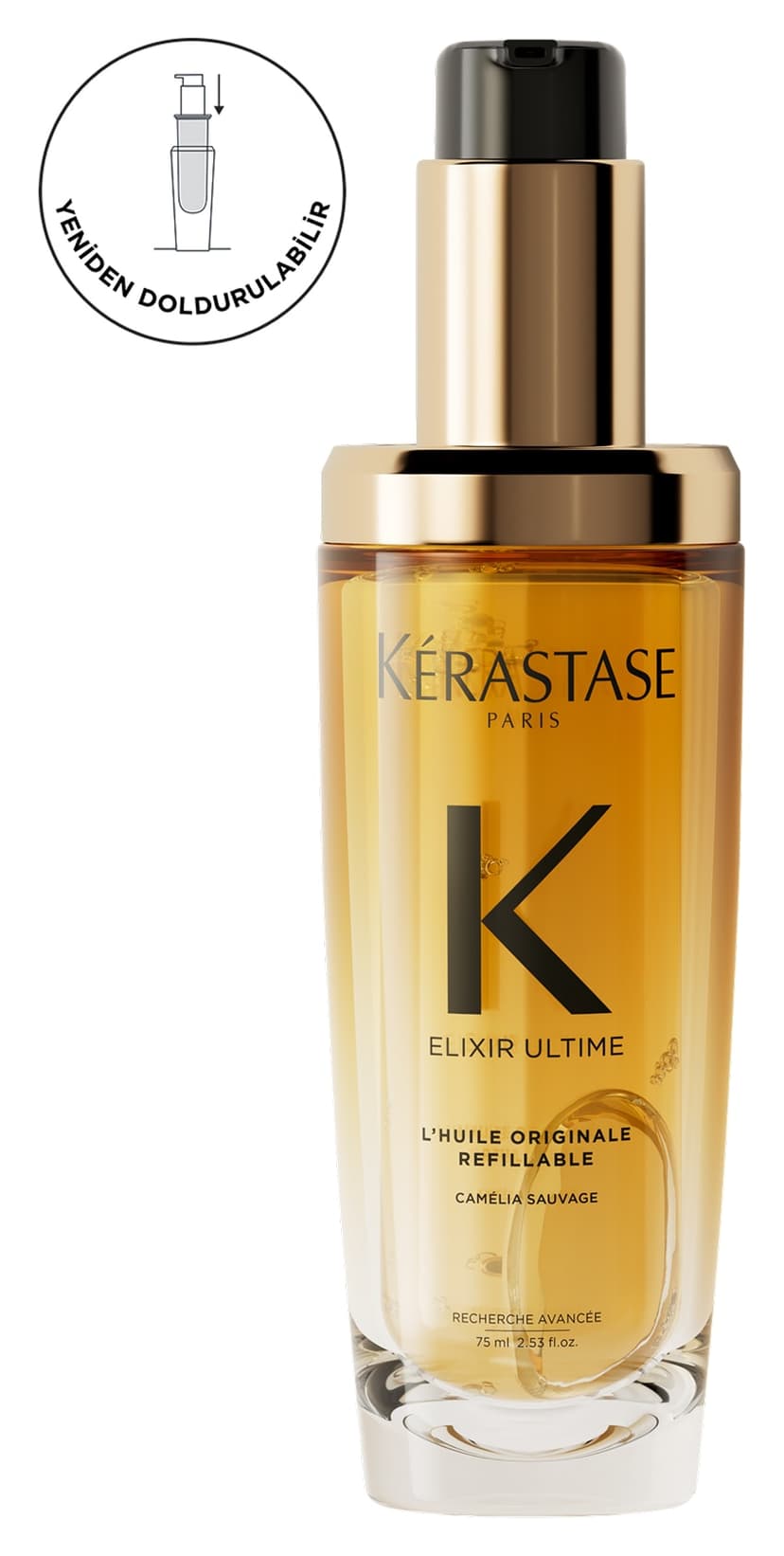 روغن مو برای انواع مو Kerastase مغذی و درخشانکننده Elixir Ultime 75ml روغن مو برای انواع مو Kerastase مغذی و درخشانکننده Elixir Ultime 75ml