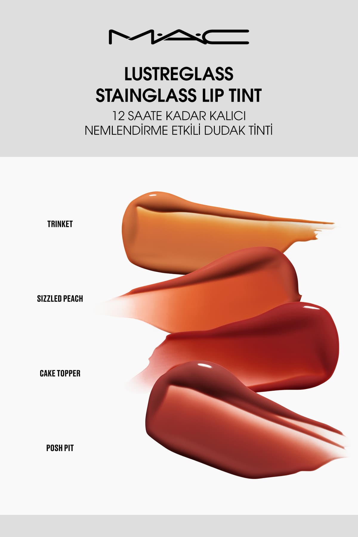تینت لب Mac Lustreglass StainGlass Posh Pit ماندگاری ۱۲ ساعته تینت لب Mac Lustreglass StainGlass Posh Pit ماندگاری ۱۲ ساعته