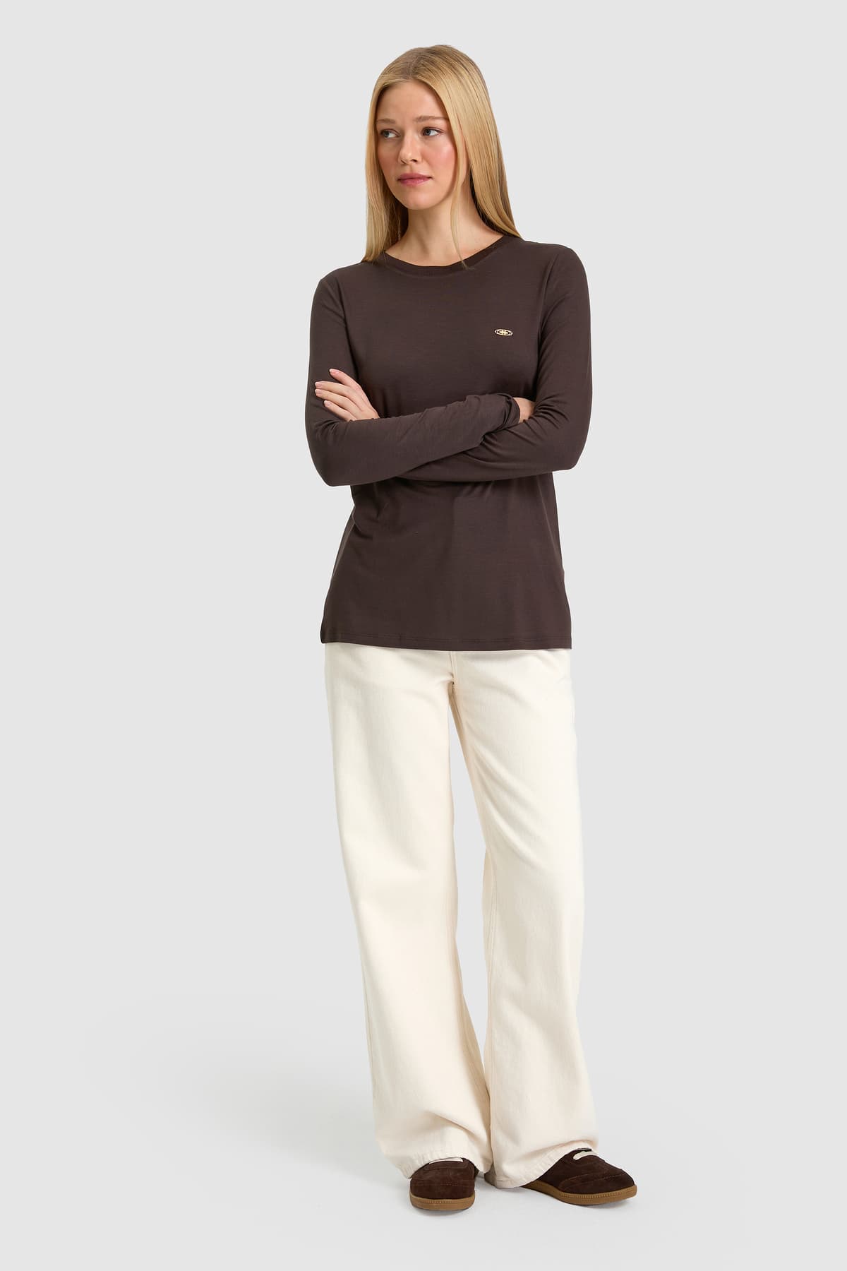 سوئیشرت زنانه U.S. Polo Assn. قهوهای تیره مدل 50332055-VR084 سوئیشرت زنانه U.S. Polo Assn. قهوهای تیره مدل 50332055-VR084