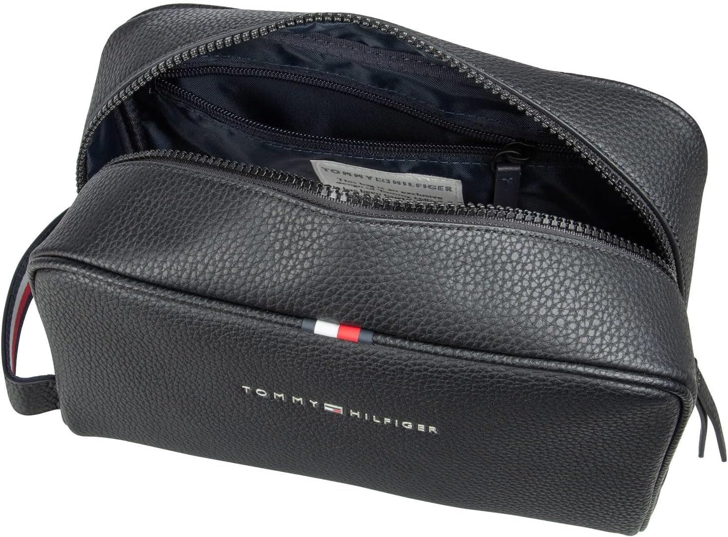 کیف لوازم بهداشتی مردانه Tommy Hilfiger مدل ESSENTIAL PU مشکی تکسایز کیف لوازم بهداشتی مردانه Tommy Hilfiger مدل ESSENTIAL PU مشکی تکسایز