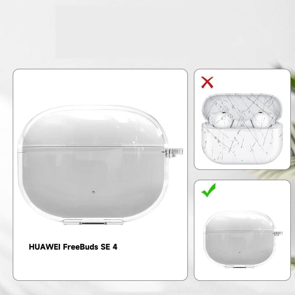 کاور شفاف هدفون Rongep TPU برای Huawei مدل FreeBuds SE 4 کاور شفاف هدفون Rongep TPU برای Huawei مدل FreeBuds SE 4
