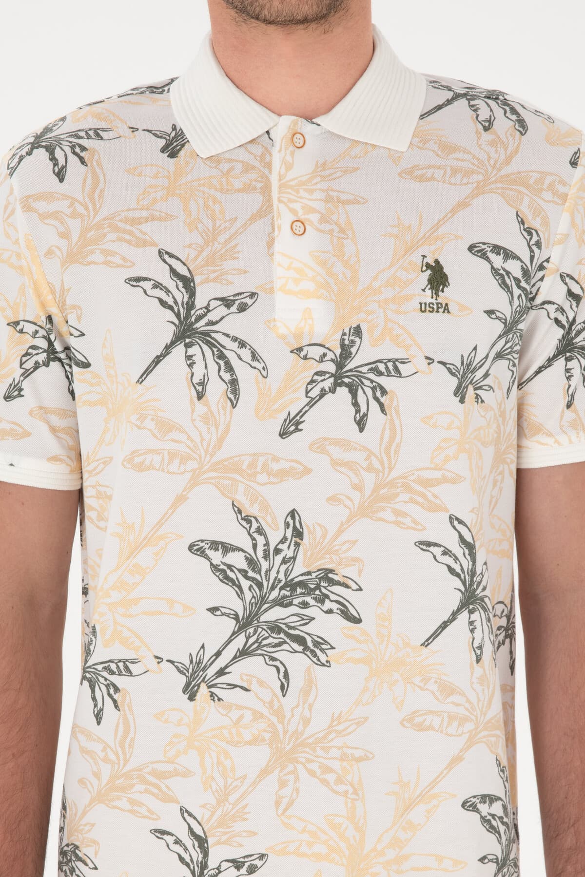 تیشرت مردانه U.S. Polo Assn. فیت معمولی یقه پولو سفید مدل 50300401-VR013 تیشرت مردانه U.S. Polo Assn. فیت معمولی یقه پولو سفید مدل 50300401-VR013