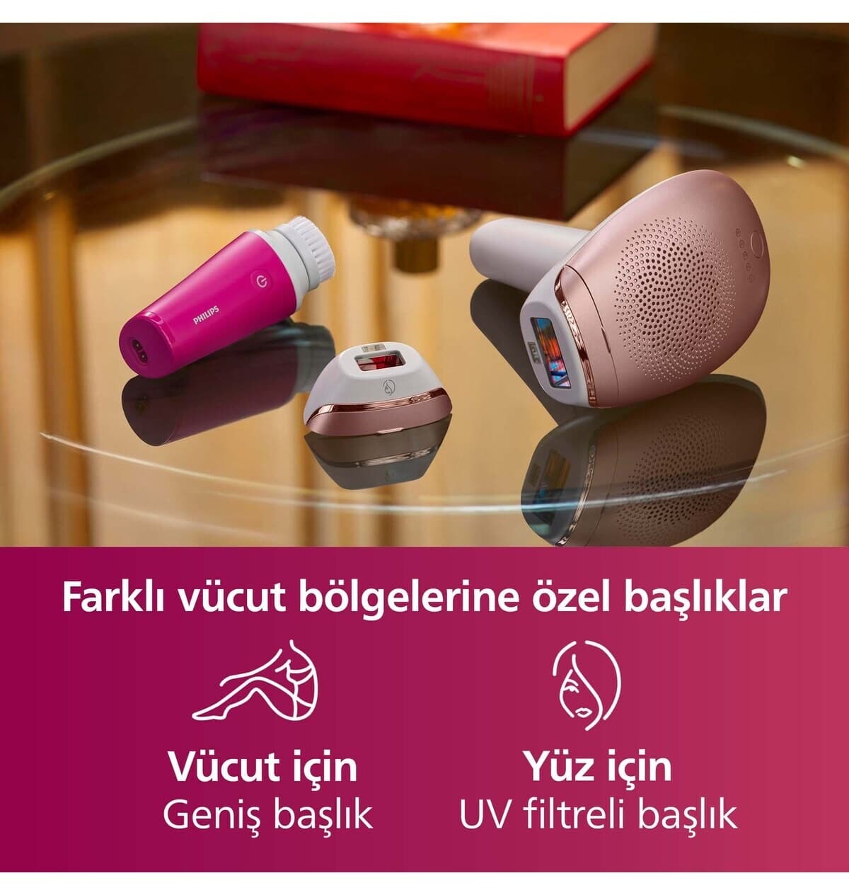 دستگاه موزن IPL Philips Lumea 7000 مدل BRI924/00 صورت و بدن ۲ هد کیف دستگاه موزن IPL Philips Lumea 7000 مدل BRI924/00 صورت و بدن ۲ هد کیف