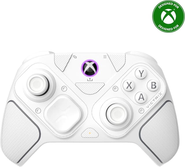 دسته بازی بیسیم Turtle Beach Victrix Pro BFG Reloaded سفید برای Xbox Series X|S، Xbox One و PC دسته بازی بیسیم Turtle Beach Victrix Pro BFG Reloaded سفید برای Xbox Series X|S، Xbox One و PC
