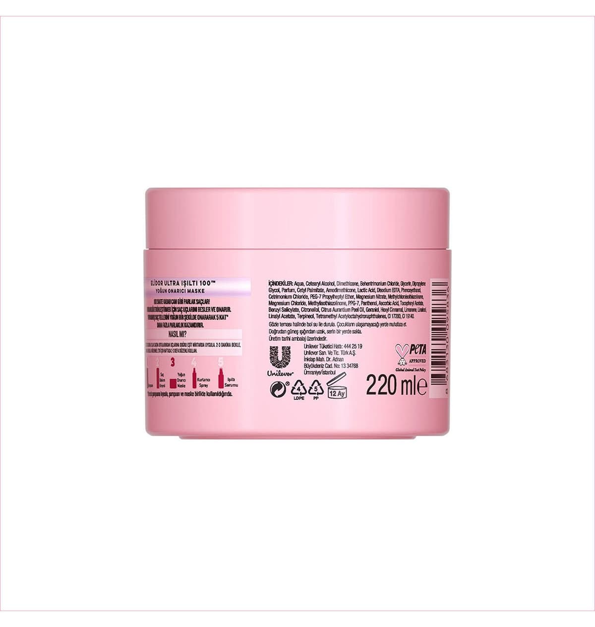 ماسک مو Elidor ترمیمکننده شدید با درخشش فوقالعاده 220 ml ×2 ماسک مو Elidor ترمیمکننده شدید با درخشش فوقالعاده 220 ml ×2