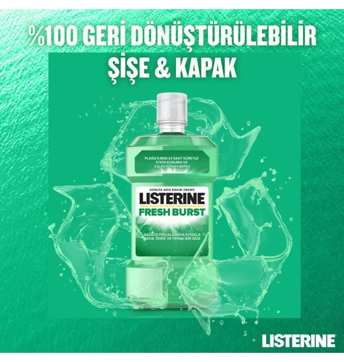 مایع دهانشویه Listerine Fresh Burst 250ml×2 مایع دهانشویه Listerine Fresh Burst 250ml×2