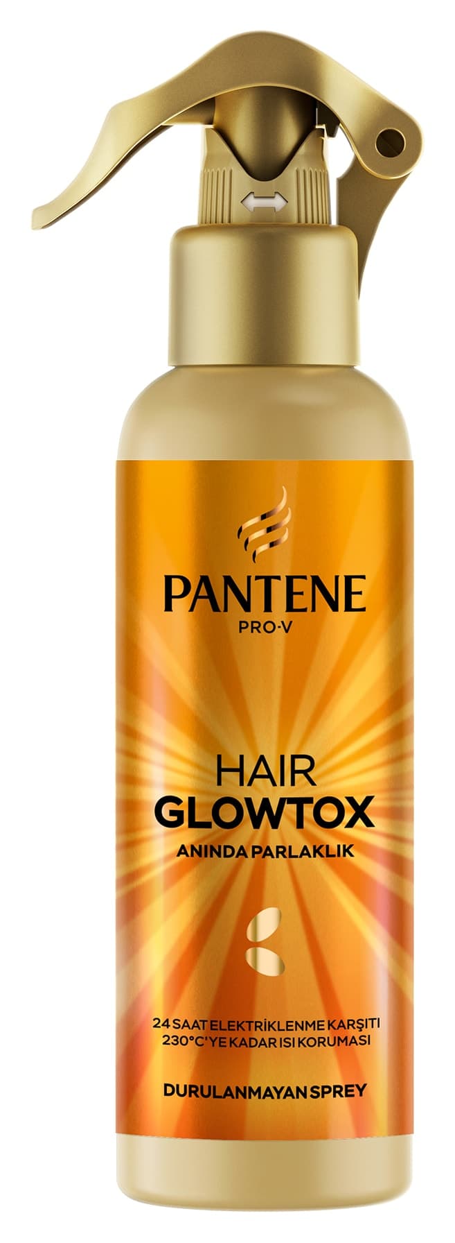 اسپری مو Pantene مدل Hair Glowtox ضد وز، براقکننده و محافظ حرارت 200ml اسپری مو Pantene مدل Hair Glowtox ضد وز، براقکننده و محافظ حرارت 200ml