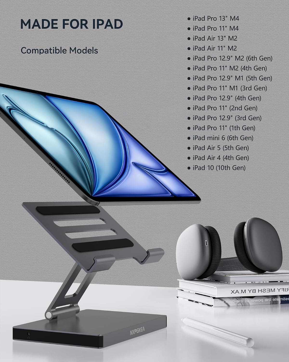 هاب USB C تاشو برای iPad Pro M4 M2 M1 و iPad Air NXPGKEA با HDMI 4K 60Hz و شارژ PD هاب USB C تاشو برای iPad Pro M4 M2 M1 و iPad Air NXPGKEA با HDMI 4K 60Hz و شارژ PD